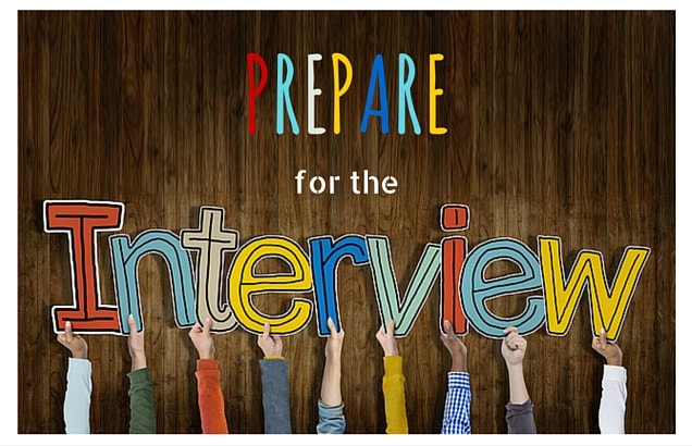 image saying prepare for interview