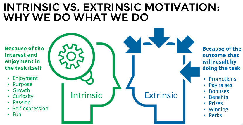 definition of intrinsic vs extrinsic motivation