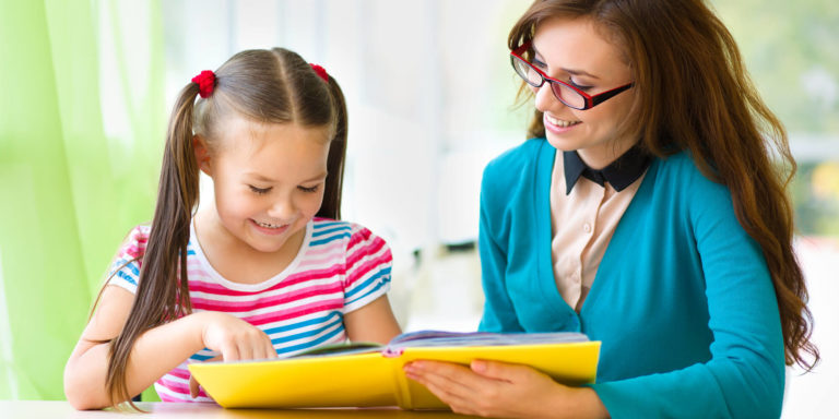 picture of a woman teaching a girl